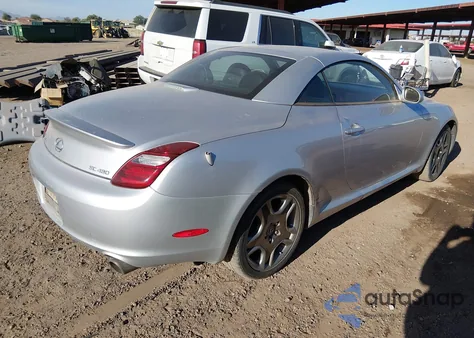 2006 Lexus Sc 430 из США, поврежденный, VIN JTHFN48Y669006949